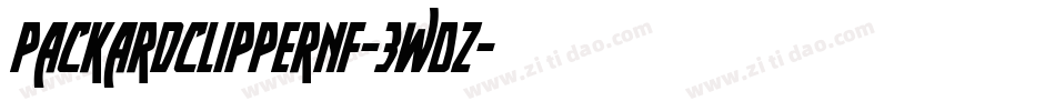 PackardClipperNf-3wDZ字体转换