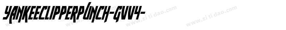 YankeeClipperPunch-gVV4字体转换