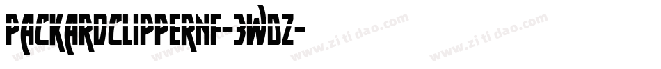 PackardClipperNf-3wDZ字体转换