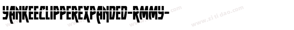 YankeeClipperExpanded-rMMy字体转换