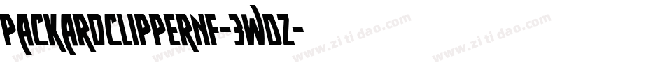 PackardClipperNf-3wDZ字体转换