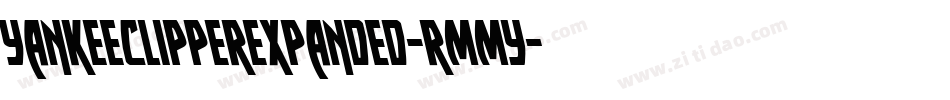 YankeeClipperExpanded-rMMy字体转换