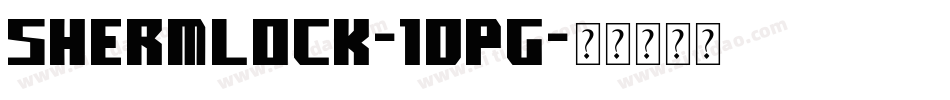 Shermlock-1DPg字体转换