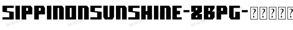 SippinOnSunshine-8BPg字体转换