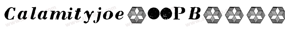Calamityjoe-10PB字体转换