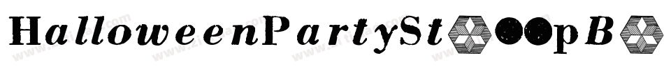 HalloweenPartySt-14pB字体转换