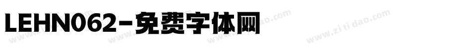 LEHN062字体转换