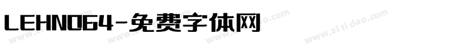 LEHN064字体转换