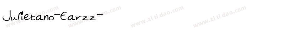 Julietano-Earzz字体转换