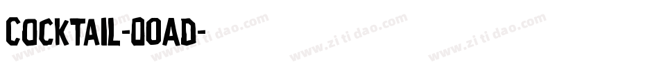 Cocktail-0OAd字体转换