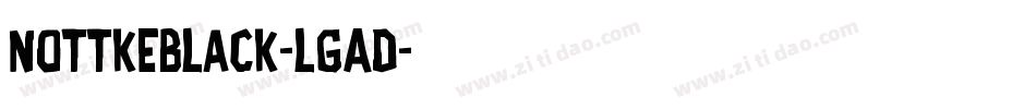 Nottkeblack-lgAd字体转换