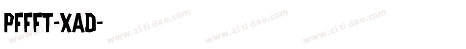 Pffft-XAd字体转换