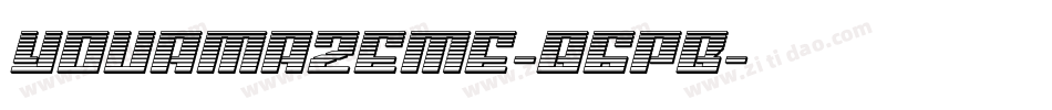 Youamazeme-86pB字体转换