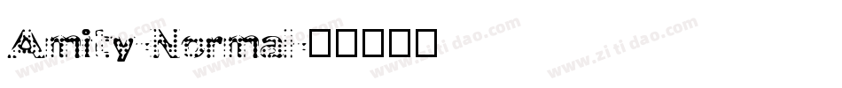 Amity-Normal字体转换