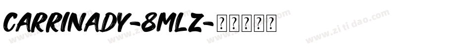 Carrinady-8mLz字体转换