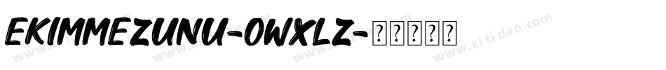 EkimMezunu-owXLz字体转换