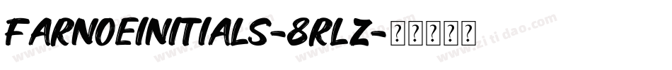 FarnoeInitials-8RLz字体转换