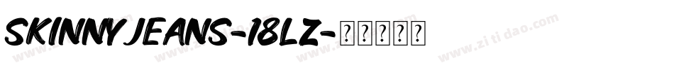 SkinnyJeans-18lZ字体转换