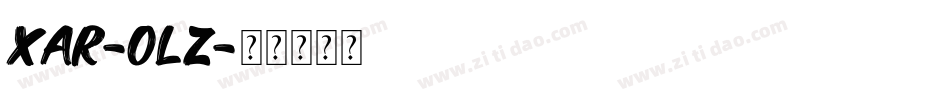 Xar-oLz字体转换