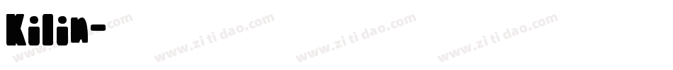 Kilin字体转换