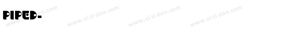 PIPED字体转换
