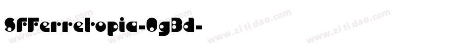 SfFerretopia-0gBd字体转换