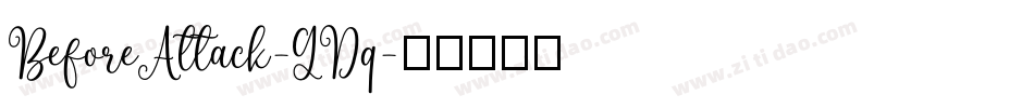 BeforeAttack-GDq字体转换