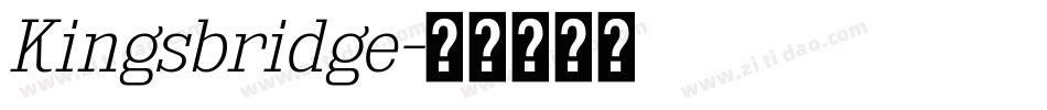 Kingsbridge字体转换