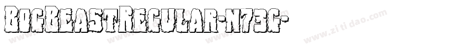 BogBeastRegular-n73g字体转换