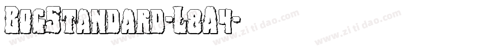 BogStandard-L8A4字体转换
