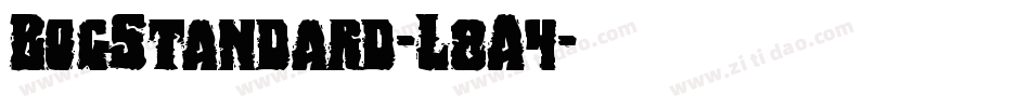 BogStandard-L8A4字体转换