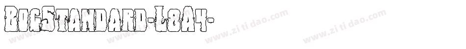 BogStandard-L8A4字体转换