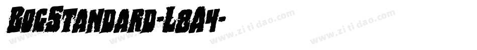 BogStandard-L8A4字体转换