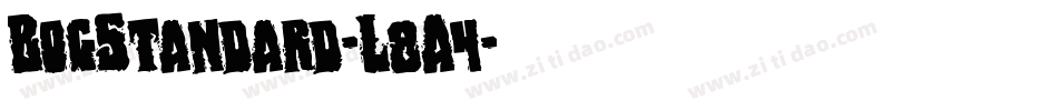 BogStandard-L8A4字体转换