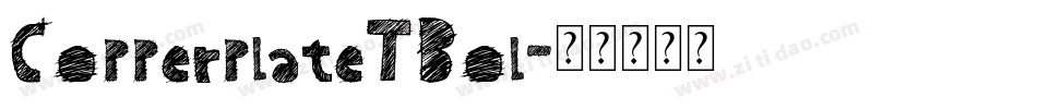CopperplateTBol字体转换