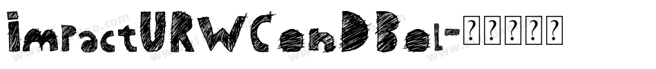 ImpactURWConDBol字体转换