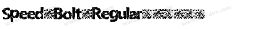 Speed-Bolt-Regular字体转换