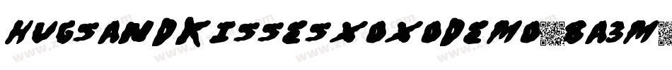 HugsAndKissesXoxoDemo-8A3M字体转换