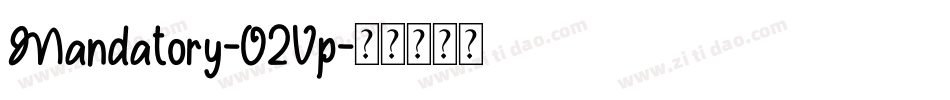 Mandatory-O2Vp字体转换