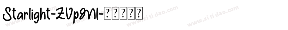 Starlight-ZVpMl字体转换