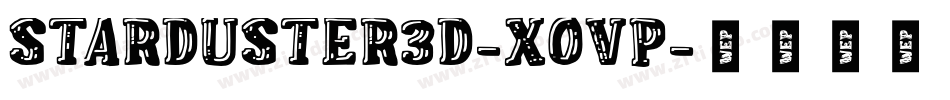 Starduster3D-XOvP字体转换