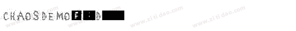ChaosDemo-X33qd字体转换