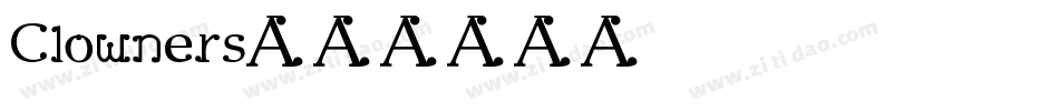 Clowners字体转换