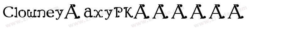Clowney-axyPK字体转换