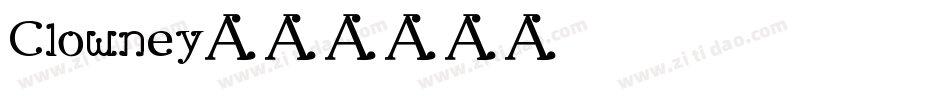 Clowney字体转换