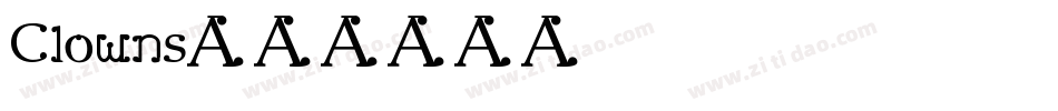 Clowns字体转换