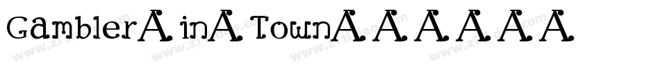 Gambler-in-Town字体转换