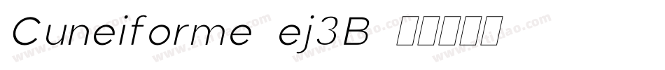 Cuneiforme-ej3B字体转换