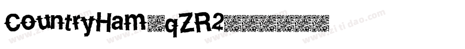CountryHam-qZR2字体转换