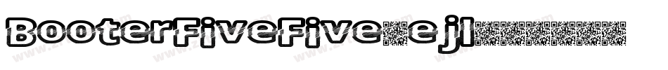 BooterFiveFive-ejl字体转换